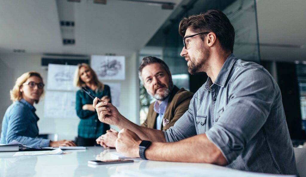 men in office discussion