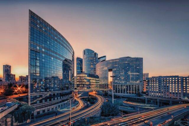 La Defense, business district in Paris